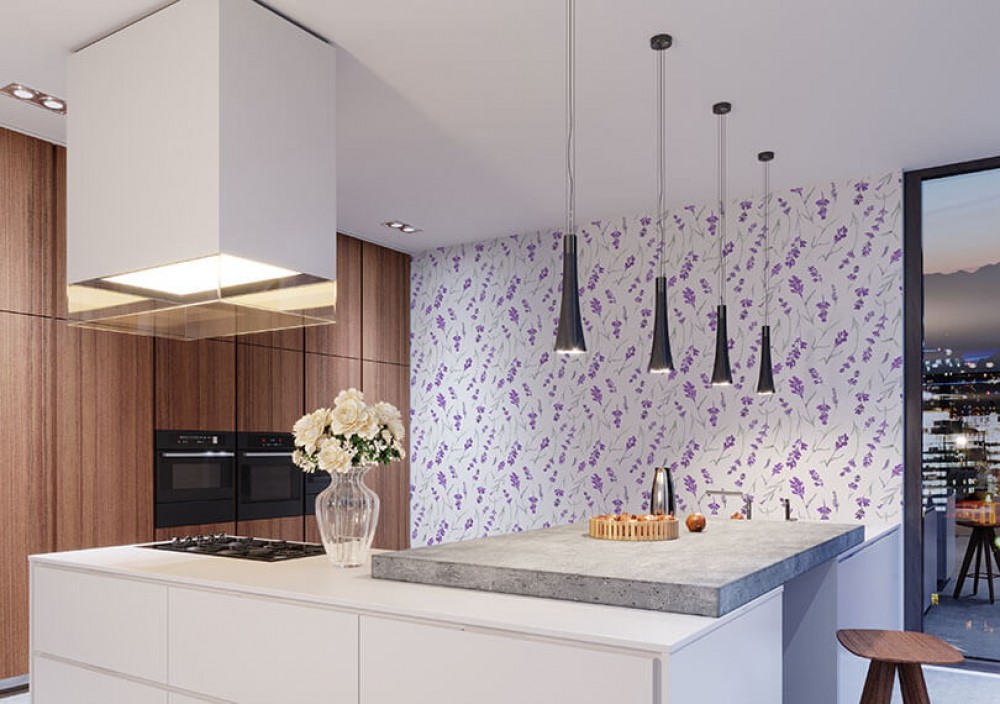 perete mural pentru bucătărie - inspirație